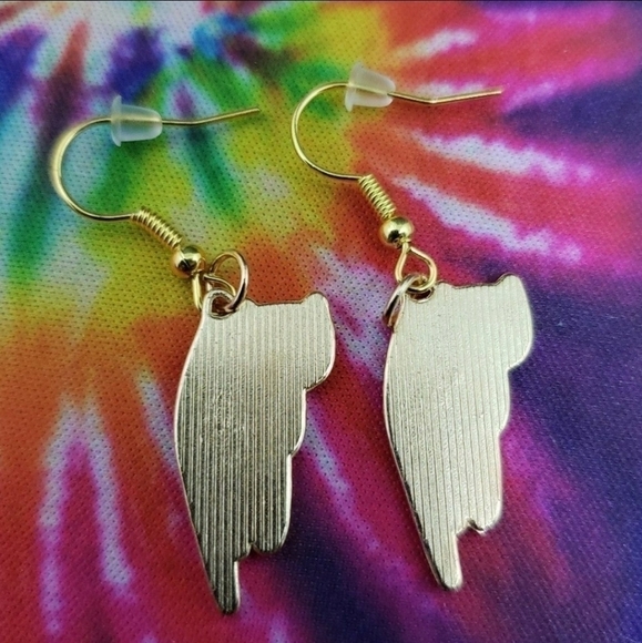 HANDMADE gray tabby cat earrings - Picture 4 of 4